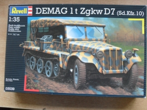 REVELL 1/35 03039 DEMAG 1t Zgkw D7 Sd.Kfz.10